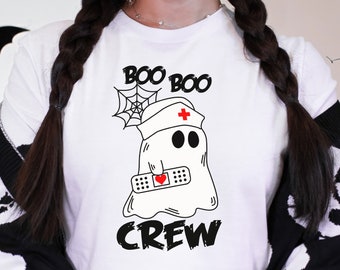 Boo Shirt, Boo Crew Shirt, Halloween Shirt, Cute Halloween shirts, Halloween Nurse Shirts, Funny Halloween Shirts, Cute Nurse Shirt