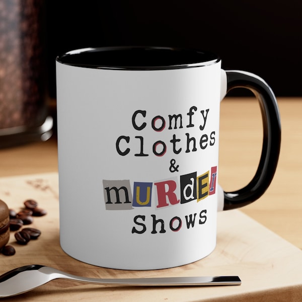 Vêtements confortables et spectacles de meurtre, tasse d'Halloween drôle, True Crime Stanley Cup Crime Show Libby, True Crime Podcast Merch, Crime Junkie CSI Tee