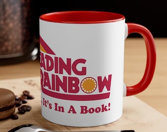 Reading Rainbow Mug Retro Librarian Stanley Cup Teacher Appreciation Libby Cup Retro Rainbow School Straw Book Lover Gift Bookworm Xmas Idea