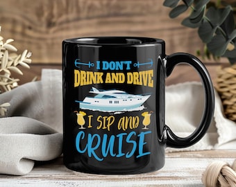 Cruise Mug – Funny Coffee Cup Tea Mugs for Family Cruise Vacation Cruise Ship Lovers Cruise Trip Gifts Travel Holiday Souvenir Mugs