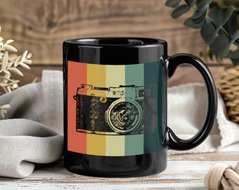 Fotografie Becher Fotograf Geschenk Kamera Liebhaber Kaffeetasse Lustige Fotografie Tasse Vintage Kamera Geschenk Fotografie Liebhaber Geschenk Fotobecher