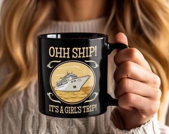 Cruise Mug – Funny Coffee Cup Tea Mugs for Family Cruise Vacation Cruise Ship Lovers Cruise Trip Gifts Travel Holiday Souvenir Mugs