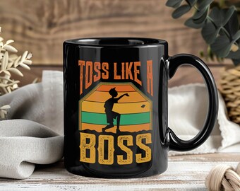 Cornhole vintage tasse drôle tasse à café tasses à thé pour les joueurs de Cornhole jeu de haricots amateurs de lancer de sacs champions du tournoi cadeaux présents arrière-cour