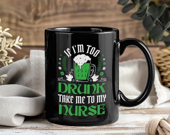 St. Patricks Day Tasse, irische Shamrock-Kaffeetasse, lustige Koboldtasse für Männer Frauen, St. Patty's Day Geschenkidee, irische Shamrock-Trinkbecher