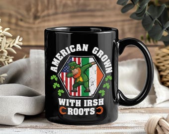 St. Patricks Day Tasse, irische Shamrock-Kaffeetasse, lustige Koboldtasse für Männer Frauen, St. Patty's Day Geschenkidee, irische Shamrock-Trinkbecher