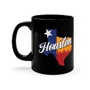 Texas Karte Flagge Geschenk Becher Kaffee Teetasse Personalisierte Vintage Custom, American State Texas Heimatstadt Houston State Souvenir, Geschenk Geburtstag