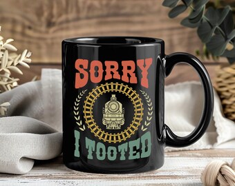 Zugbecher Geschenk, Vintage Lokomotive Kaffeetasse für Zugliebhaber, Eisenbahningenieur Becher, Zugliebhaber Geschenkidee, klassische Lokomotivzugbecher