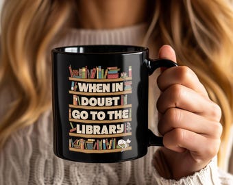 Reading Mug, Book Lover Gift, Funny Reading Mug, Librarian Coffee Cup, Teacher Gift Idea, Reader Mug, Read Books Mug, Bookworm Coffee