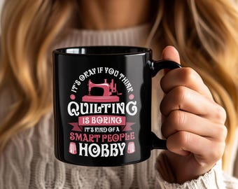 Quiltmok grappig naaien koffiekopje voor quilters, cadeau-idee naaister, quiltmaker, mokken naaimachineliefhebber, stofliefhebber quiltcadeau
