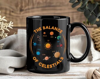 Solar System Planets Mug Space Shirt Astronomy Gift NASA Astronaut Space Lover Mug Galaxy Planet Science Space Geek Coffee Cup