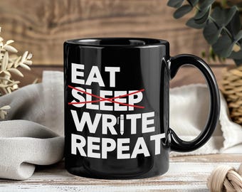 Writer Mug Author Humor Coffee Cup Creative Novelist Journalism Desk Inspiration Literary Gift Book Lover Quote Design Storytelling Art