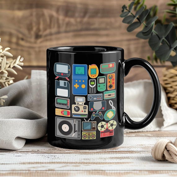 80s 90s Video Game Mug  Coffee Cup Tea Mugs Retro Classic Arcade Vintage  Gamer Gift Cool 1980s 1990s Born in Eighties Nineties Birthday - Etsy