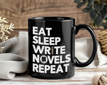 Writer Mug Author Humor Coffee Cup Creative Novelist Journalism Desk Inspiration Literary Gift Book Lover Quote Design Storytelling Art