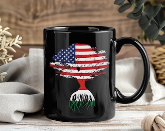 Amerikanische Flagge Ungarische Wurzeln Tasse - Kaffeetasse Teetassen Ungarn Flagge Geschenk für Ungarische Stolz Liebhaber Geburtstagsgeschenk Kinder Erwachsene Erbe