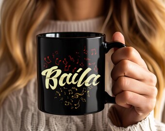 Tazza da ballo di salsa, tazza da ballo di salsa, regalo per amanti della salsa, tazza da ballerino di salsa, tazza da ballo latino, tazza da caffè regalo per ballerino, tazze da ballo da sala