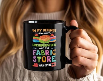 Quilter naaien mok, grappige koffiekopje naaister, cadeau minnaar quilten, stof patroon ontwerp mok, naaimachine crafter aanwezig