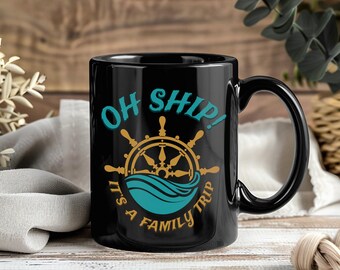 Cruise Mug – Funny Coffee Cup Tea Mugs for Family Cruise Vacation Cruise Ship Lovers Cruise Trip Gifts Travel Holiday Souvenir Mugs