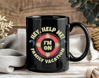 Cruise Mug – Funny Coffee Cup Tea Mugs for Family Cruise Vacation Cruise Ship Lovers Cruise Trip Gifts Travel Holiday Souvenir Mugs