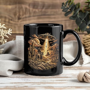 Cowboy Tea Cup and Saucer - Etsy