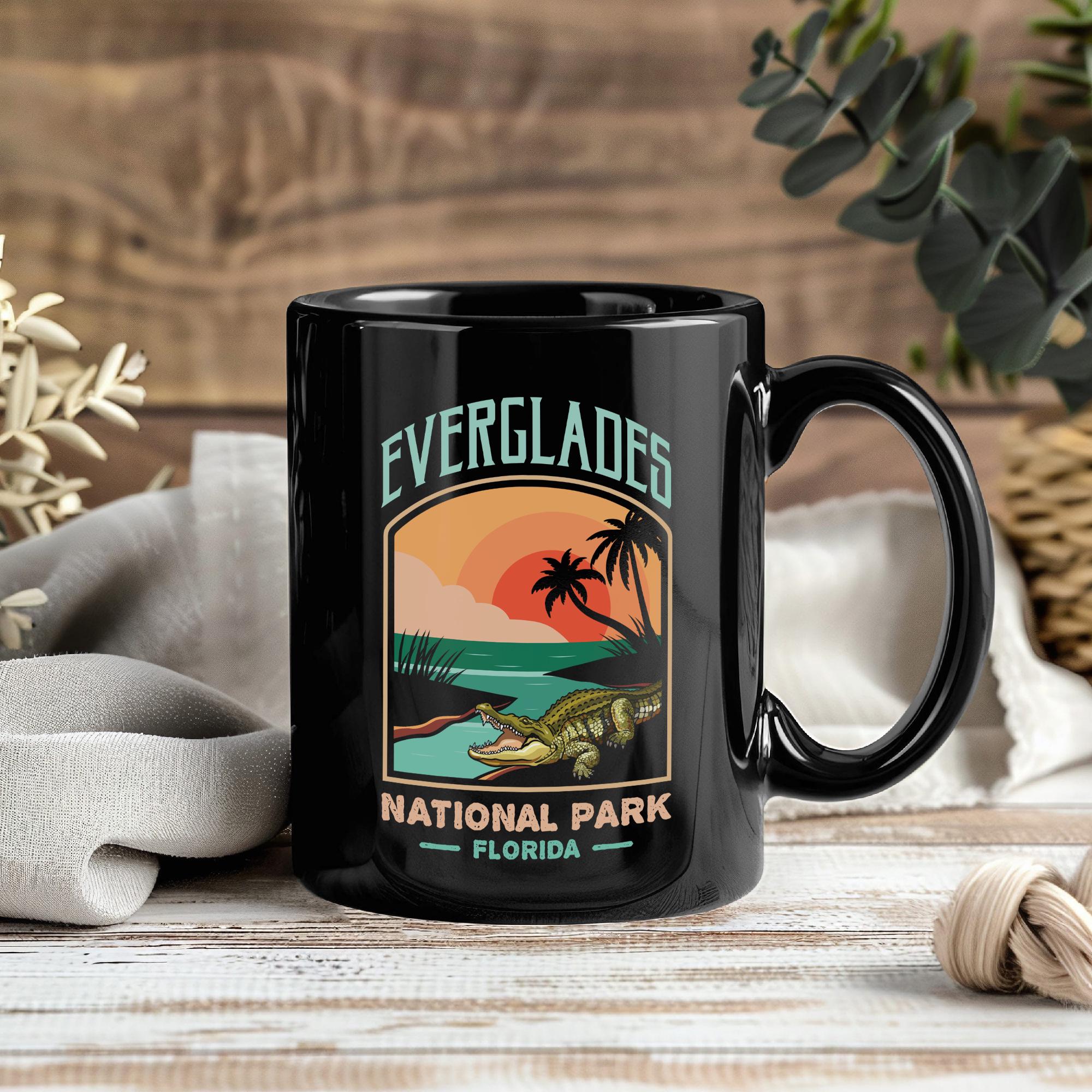 Everglades National Park Mug  Coffee Cup Tea Mugs for Alligator Lovers  Crocodile Fans USA Florida Parks Adventure Outdoors Vintage Present - Etsy  Israel