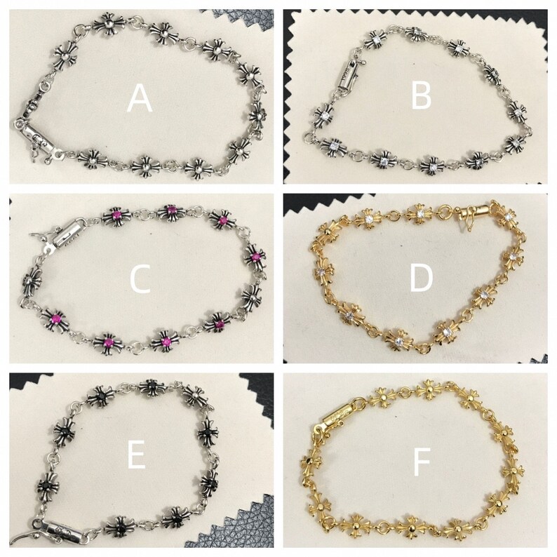 Chrome Hearts Bracelet Collection, Chrome Hearts Cross Bracelet