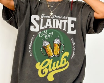 Maglietta Slainte Maglietta Slainte Shenanigans Maglietta St Patricks Day Maglietta carina irlandese Slainte Mhaith Shenanigans Squad Shenanigans T Shirt