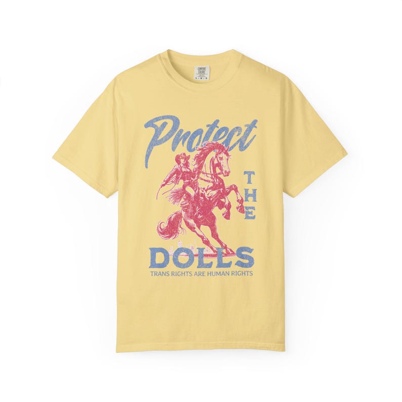 Protect The Dolls Shirt Protect The Dolls Tee Protect Trans Kids Protect The Dolls Trans Rights Shirt Transgender Gift Subtle Pride Shirt image 7