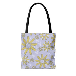 Floral Tote Bag,Foldable Shopping Bag,Project Bag,Cute Canvas Tote Bag, Reusable Shopping Bag,Market Bag, Tote Bag Aesthetic, Project Bag