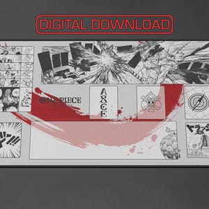 One Piece TCG - Ace Playmat Design by ZD x NXS (Digital for Custom Print!!!)