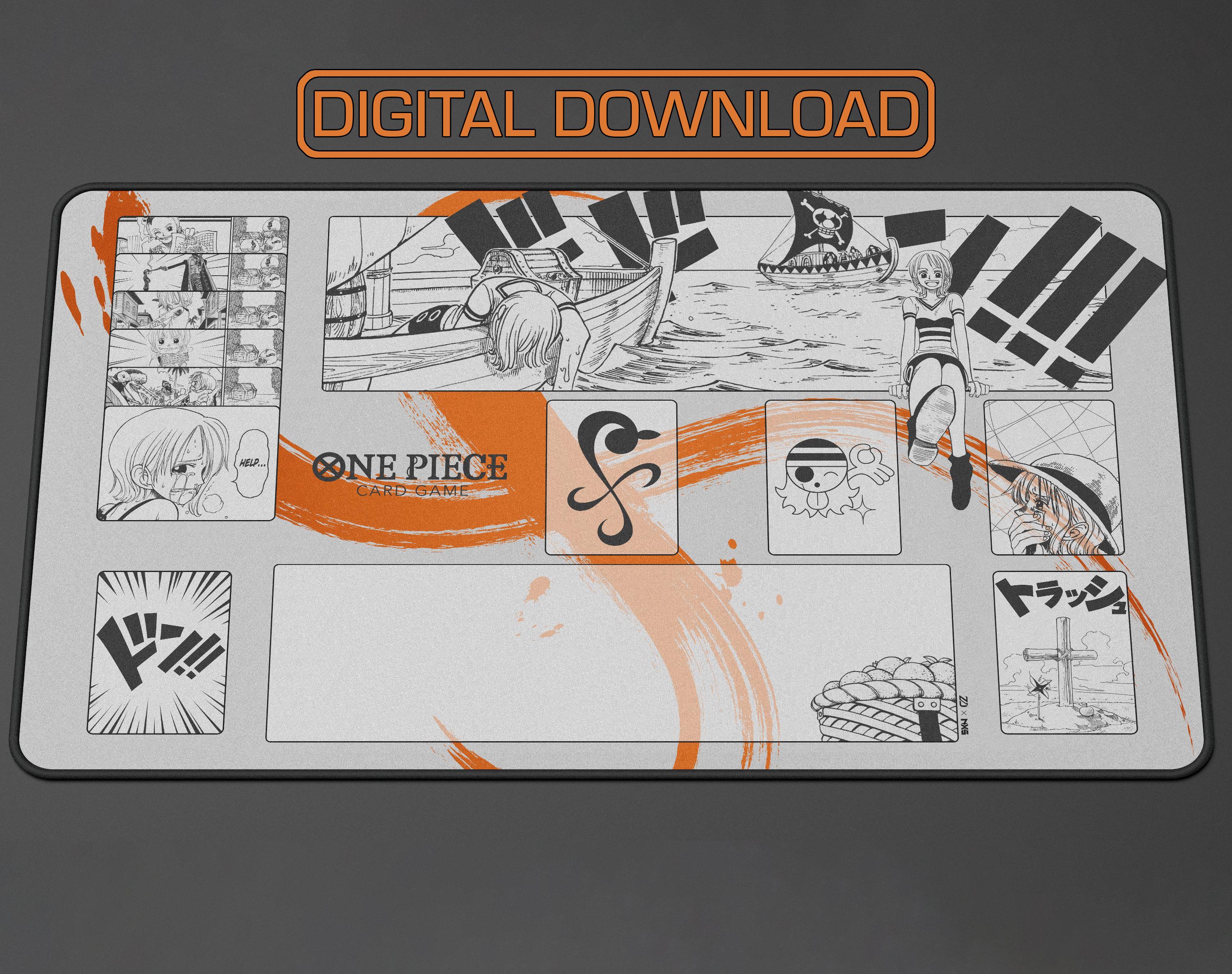 One Piece TCG - Nami Playmat Design by ZD x NXS (Digital for Custom Print!!!)