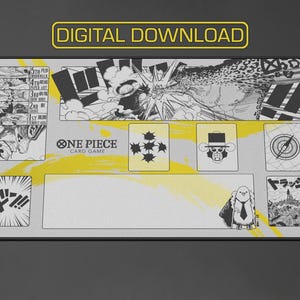 One Piece TCG - Rob Lucci Playmat Design by ZD x NXS (Digital for Custom Print!!!)