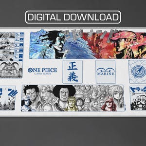 One Piece TCG - Navy 2.0 Playmat Design by ZD (Digital for Custom Print!!!)