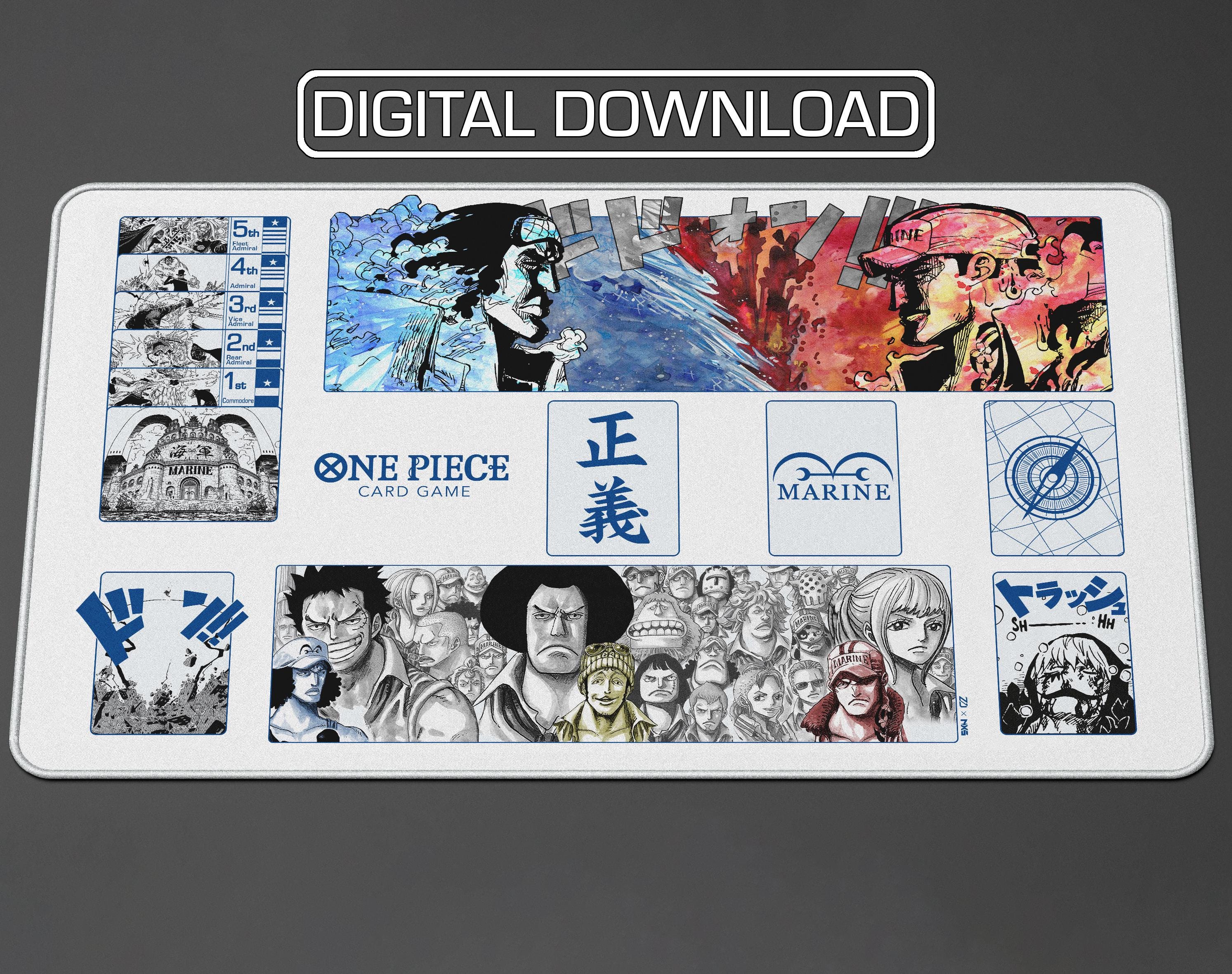 One Piece TCG - Navy 2.0 Playmat Design by ZD (digital for Custom Print!!!)  - Etsy