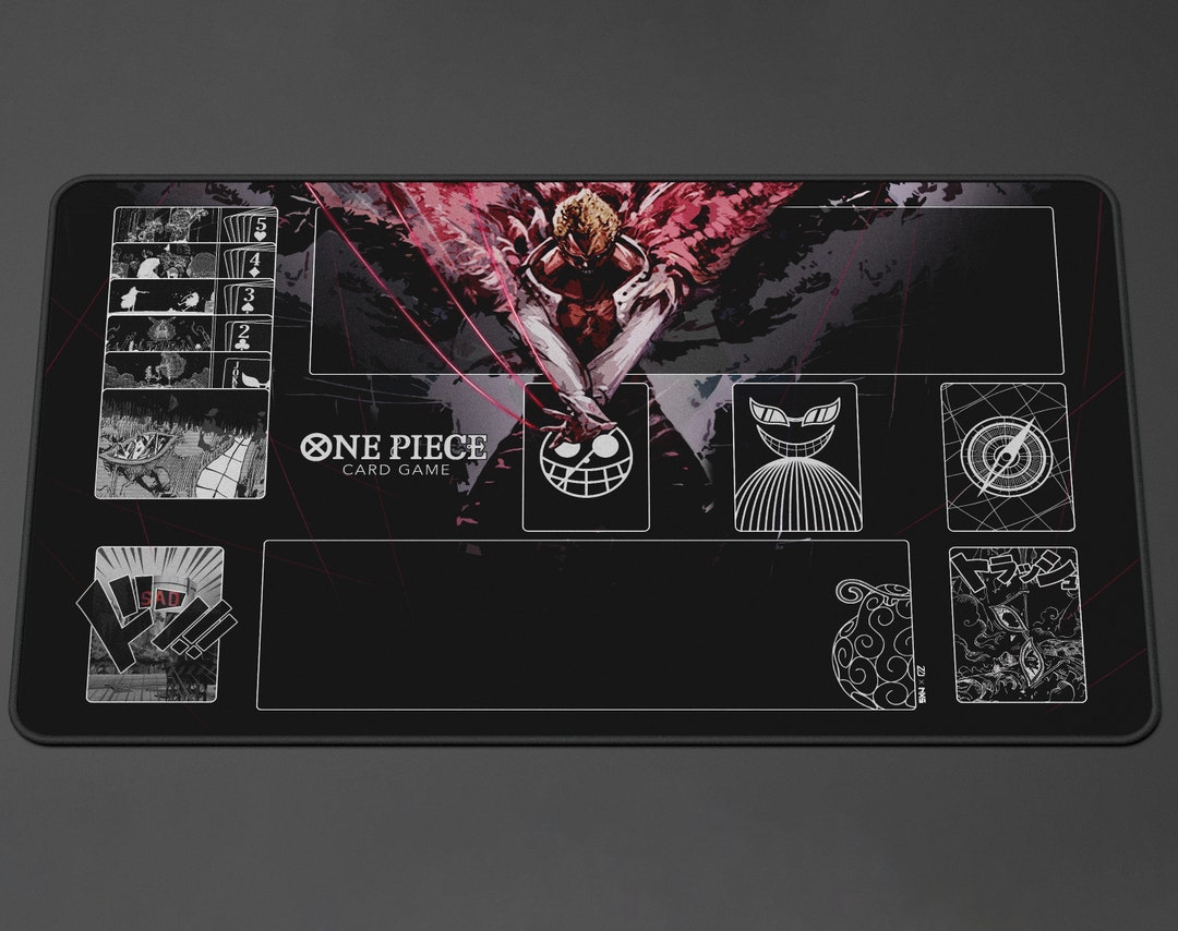 One Piece TCG Doflamingo Special Black Version Playmat Etsy Canada