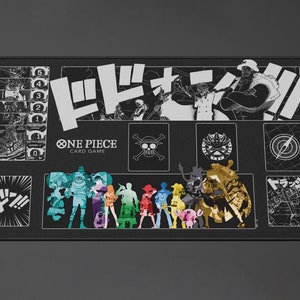 One Piece TCG - Black Straw Hat Crew Playmat Design door ZD x NXS