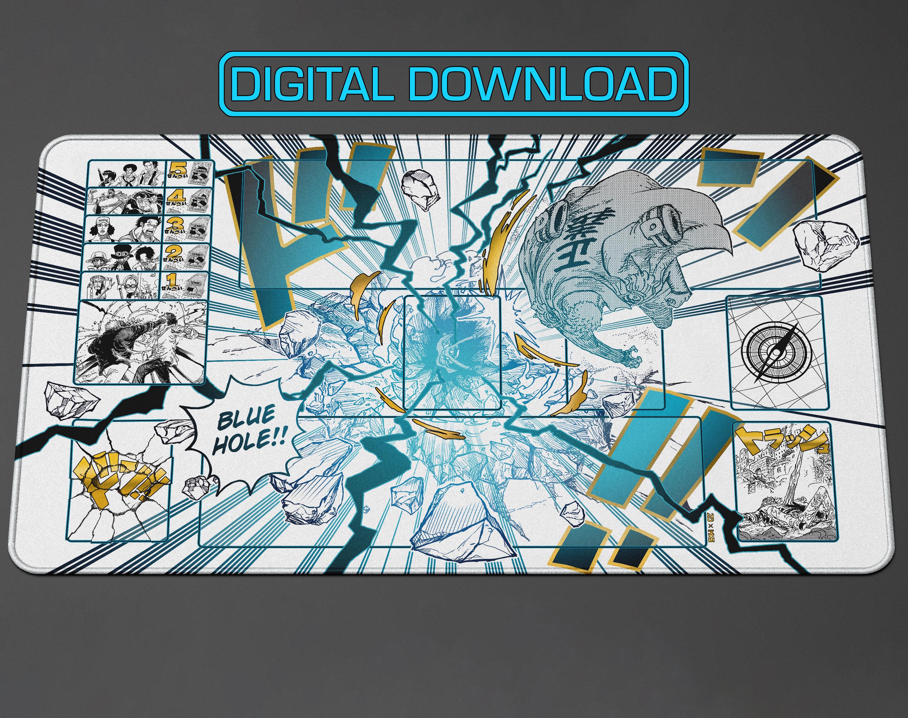 ONE PIECE はっちEXPO限定 海図プレイマット（白×紫） きり はっちEXPO