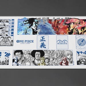 One Piece TCG - Tapis de jeu bleu marine 2.0, conçu par ZD