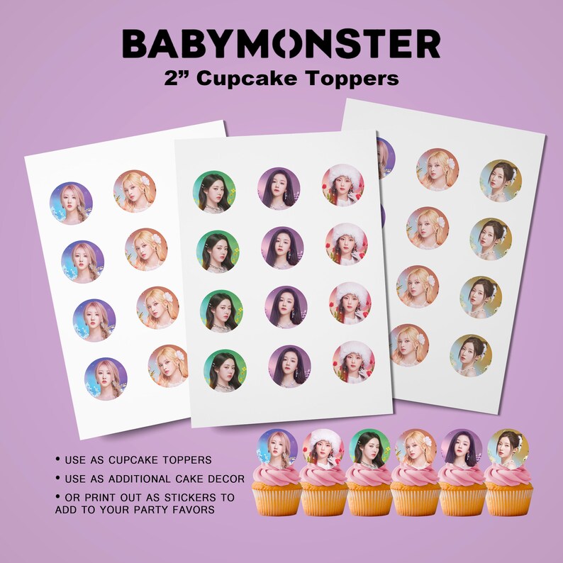 Decorazioni Per Torte K-pop Dem0n Hunters | 13 Pezzi | Cake Topper Per Compleanni, Feste E Fan