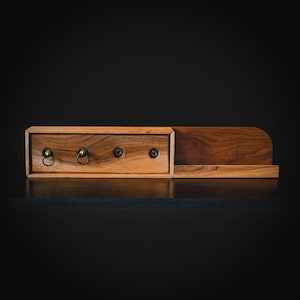 The Unplugged Walnut KeY Shelf