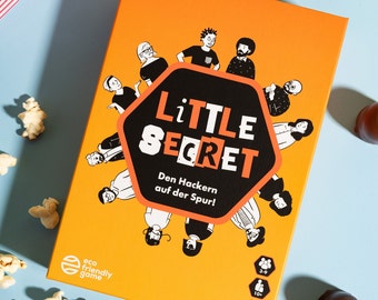 Little Secret - Den Hackern auf der Spur - Kartenspiel für Partys und Familienfeiern - für 4-9 Spieler - ab 10 Jahre