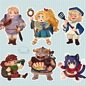 Delicious in Dungeon Meshi Stickers