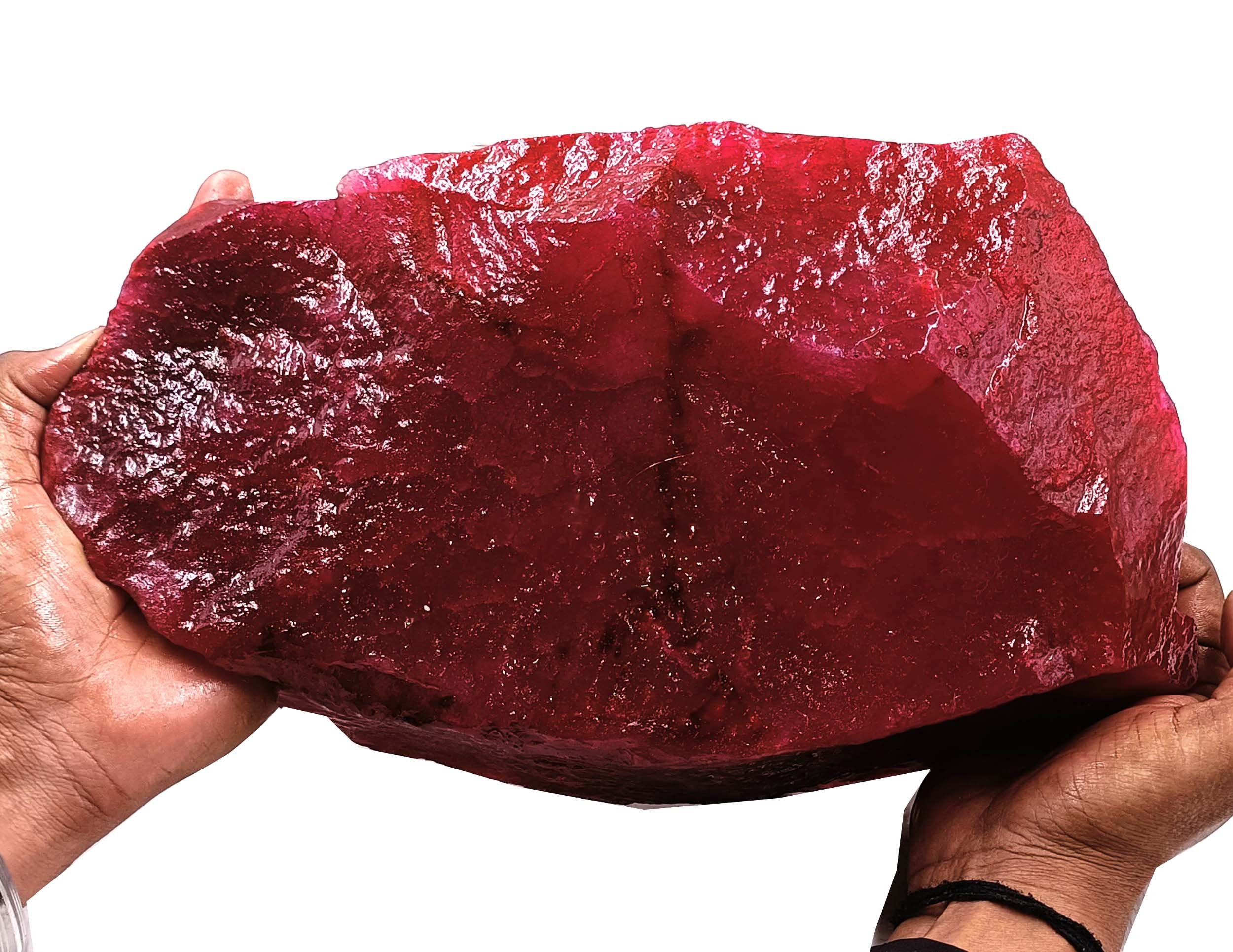 Ruby Natural IGL Certified 10kg 50000 Carat Loose Gemstone Huge Rough Gemstone African Red Ruby Gemstone Precious Unique Quality NOW MAM Etsy