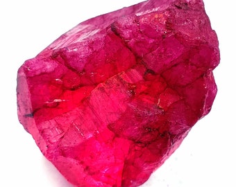 Ruby Natural Rough! 950-1000 Ct IGL Certified Loose Gems Semi Transparent Raw African Red Ruby Earth Mined Gemstone Best Offer Hurry Up Now!