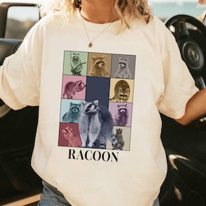 Racoon Shirt | Funny Racoon Shirt | Opossums Racoon Possums Shirt | Funny Animal Eat Trash Shirt