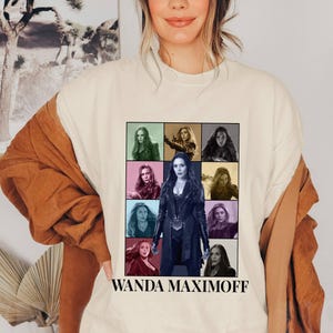 Wanda Maximoff Eras Style Shirt | Scralet Witch Shirt | Wanda Maximoff Shirt | Superhero Shirt | Avengers Team Shirt