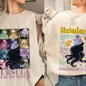 2-Sided Villains Ursula Shirt | Villains The Little Mermaid Shirt | Ursula Sea Witch Shirt | Villains Disneyland Shirt | Family Trip Shirt