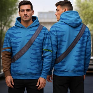 Avatar 3 All Over Print Costume Shirt, Jake Costume 3D Hoodie, Alien Cosplay Hoodie, Way Water Sweatshirt, Halloween Costume Tee