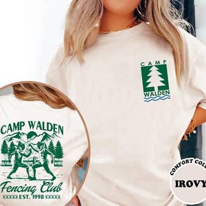 Comfort Colors The Parent Trap Tee, The Parent Trap Camp Walden Fencing Club Shirt, Hallie Annie Parker Birthday, Camp Walden Vacation Shirt