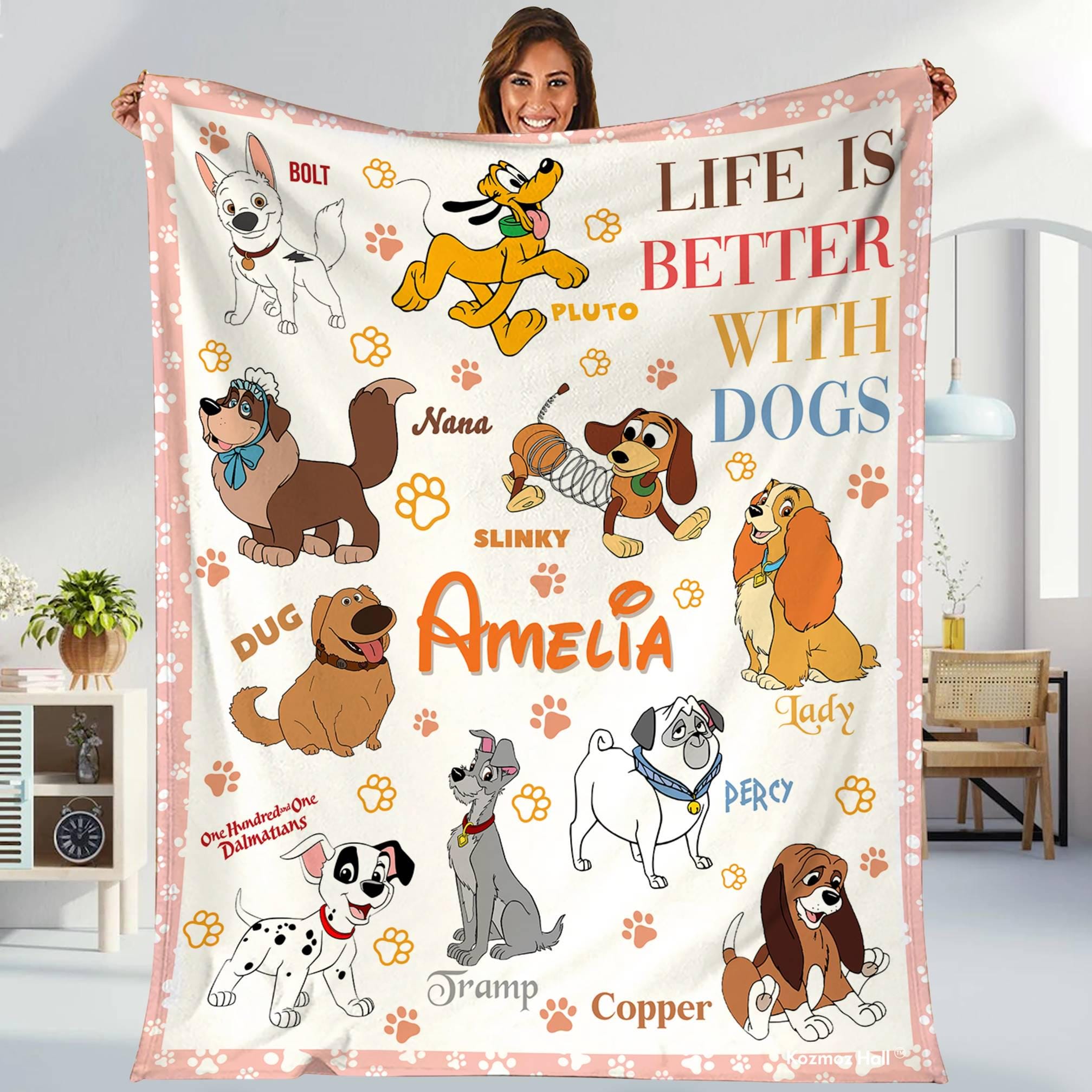 101 dalmatians fleece blanket sale