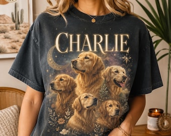 Custom Pet Photo And Name Shirt,Personalized Pet Shirt,Custom Picture Dog Shirt,Dog Lover Gift,Cat Lover Gift,Pet Loss Gift